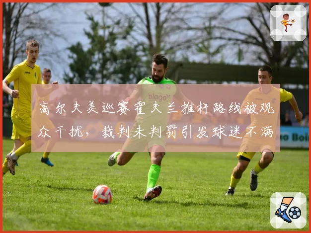高尔夫美巡赛霍夫兰推杆路线被观众干扰，裁判未判罚引发球迷不满